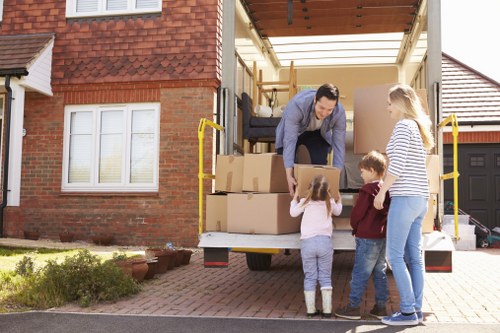 Local removals truck supporting a Balham home move