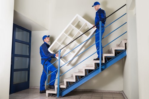 Local removals team working on a Balham residential move