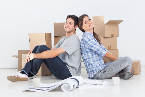 Local removal van servicing homes and businesses in Balham