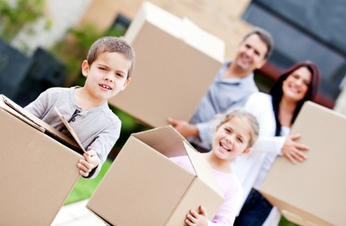 Careful wrapping of fragile items during packing