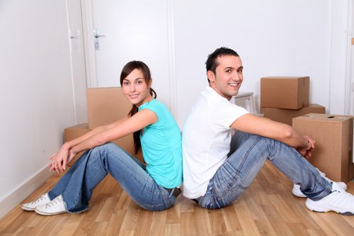 Careful loading of furniture for a Balham move