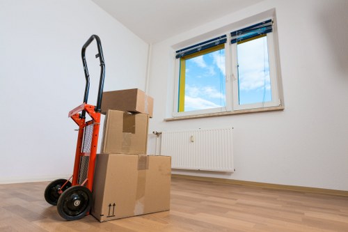 Man and van moving boxes and furniture in Balham
