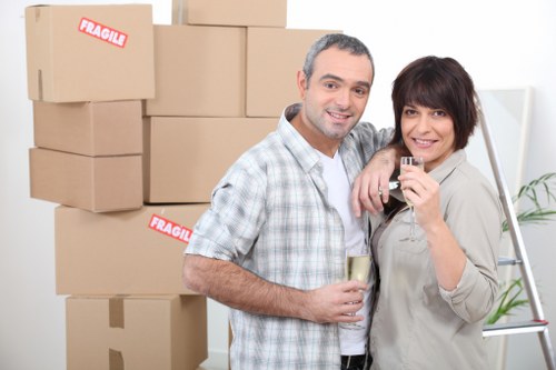 Professional man and van support for a Balham relocation